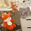 30/45 см милый лисий медведь слон с рюкзаком плюшевая игрушка-сопровождающая мягкие животные мягкая кукла детские игрушки подарок на день рождения