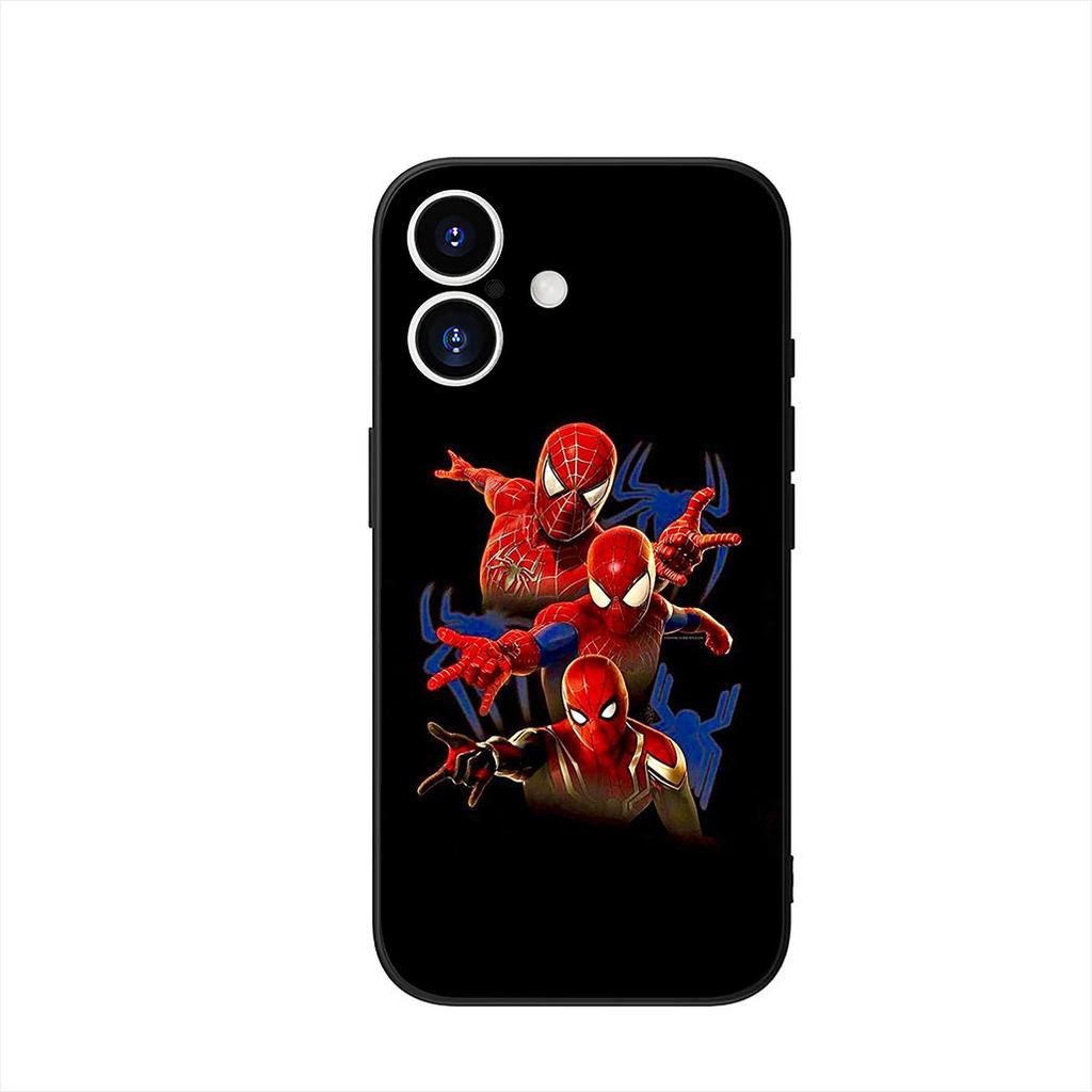 Cover for Apple iPhone 16 15 14 Plus 13 12 Mini 17 Pro Max + 16E Air 16+ ProMax Case Super hero Marvel Spider Man Spiderman