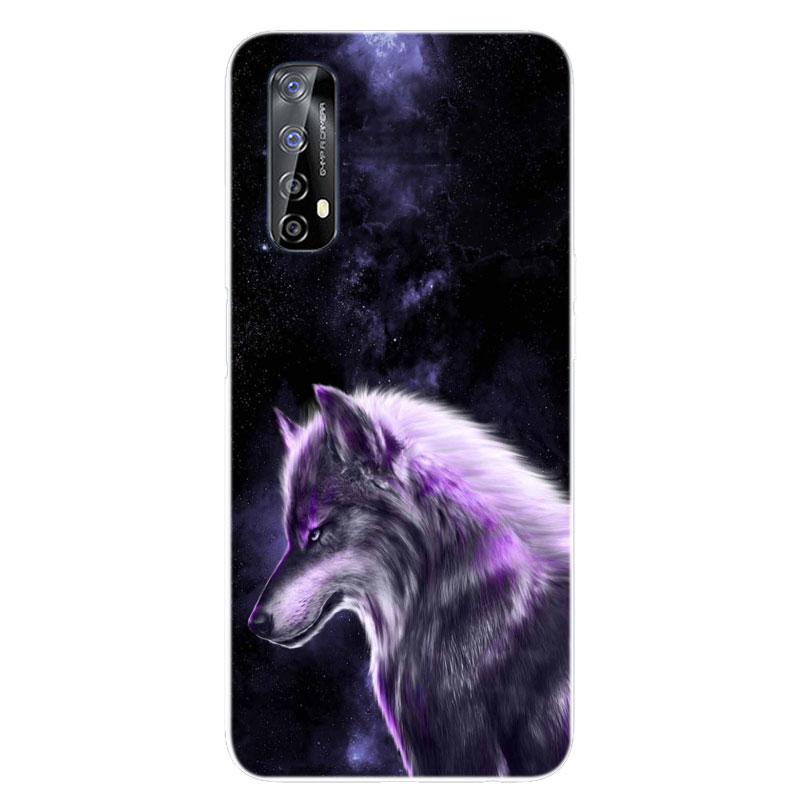 For OPPO Realme 7 Case RMX2151 Bumper Silicone TPU Soft Phone Cover For OPPO Realme 7 RMX2155 Realme7 Case Cartoon fundas Coque