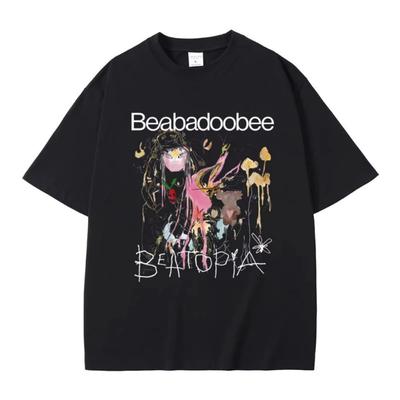 Beabadoobee Beatopia Принт Альбома Футболка Мужская Женская Мода Оверсайз Уличная Одежда Мужская Летняя Повседневная Чистый Хлопок Короткий Рукав