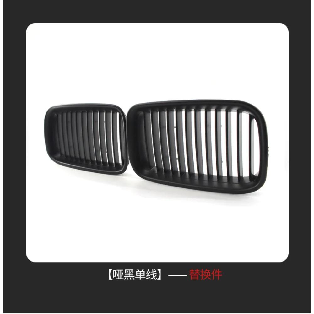 1 Pair Front Hood Bumper Kidney Grilles Grill Chrome for BMW 3-Series E36 Sedan Coupe Touring 1990-1996 51138122237 51138122238