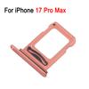Dual Version SIM Card Tray For iPhone 17 Pro / 17 Pro Max, SIM+SIM Card Tray Replacement Part