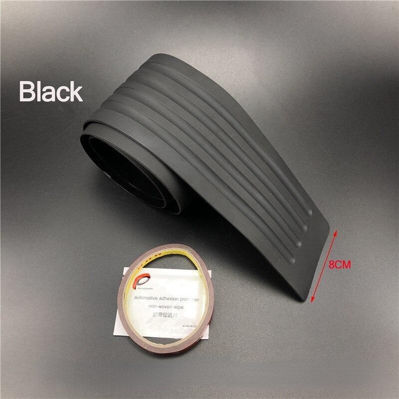 1pcs Car Rear Bumper Protector,anti-scratch and Anti-skid Trunk Door Entry Cover,luggage Compartment Spare Protection Strip,auto Parts Universal