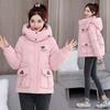 2025 Fall/Winter New Down Cotton Jacket Korean Loose Thickened Hooded Bread Jacket Versatile Jacket Women