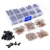 100pcs 5 Sizes Plastic Safety Noses with Washers for Doll Teddy Puppet DIY Craft