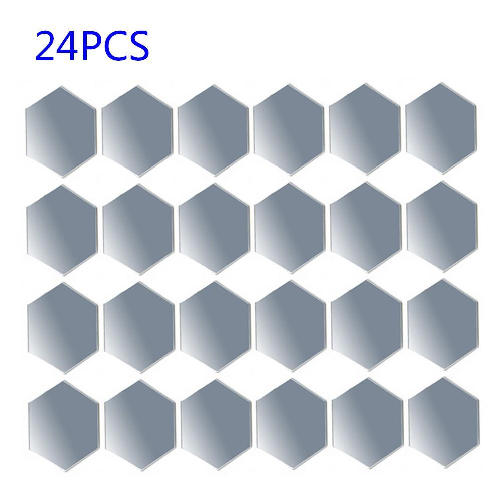 Акриловые наклейки, наклейки для домашнего декора, много шестиугольных наклеек, наклейка, 24 шт., сделай сам