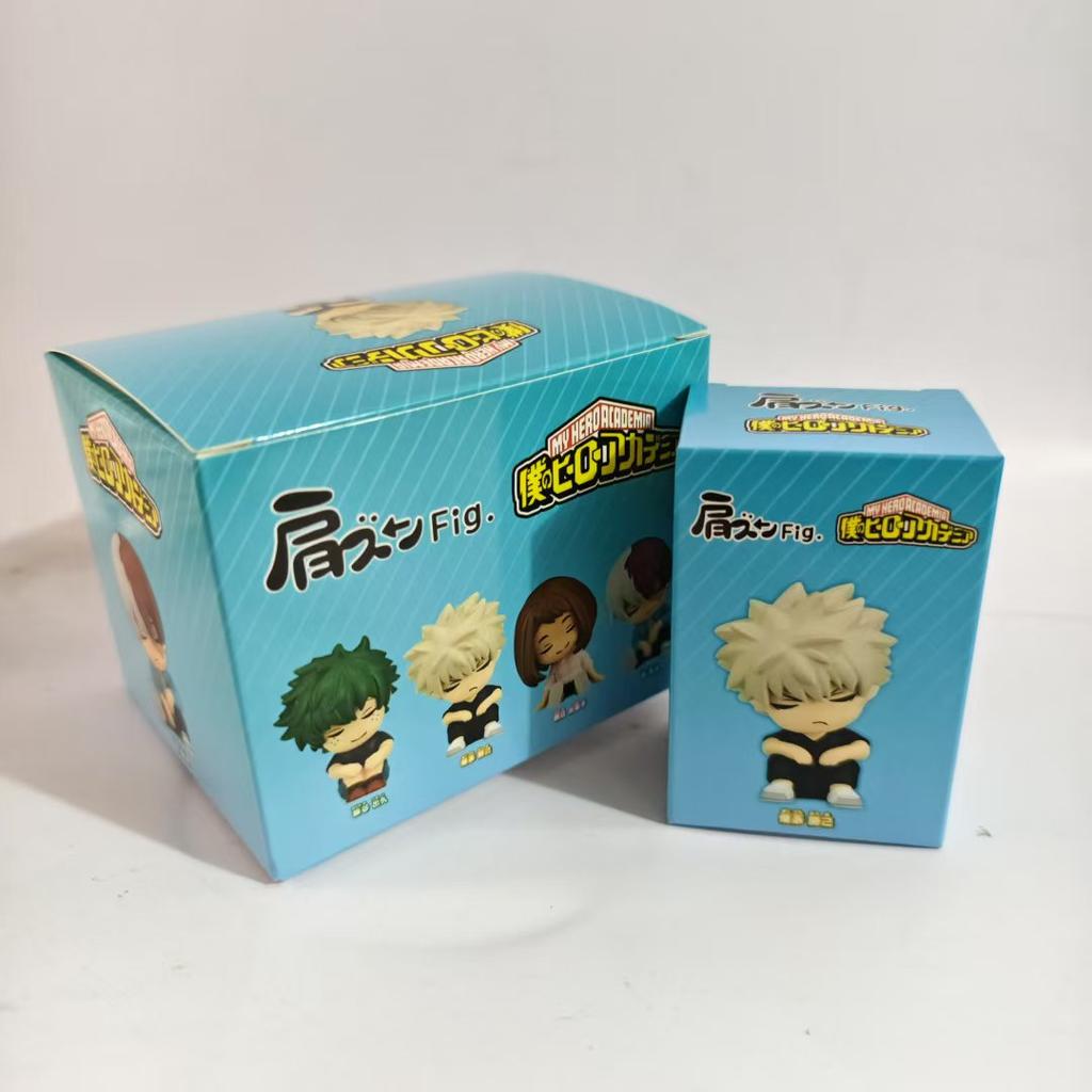 4 шт./комплект Моя геройская академия Милые спящие ПВХ фигурки персонажей Игрушки