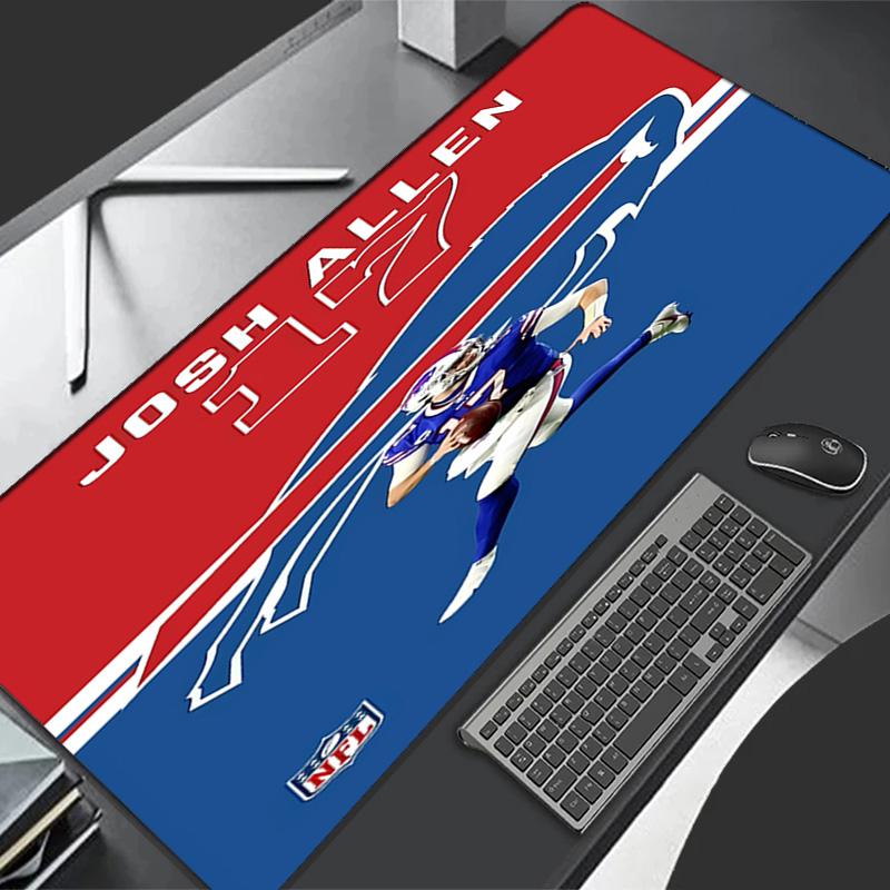 Buffalo Bill LOGO Theme Premium Non-slip Mouse Pad with Stitched Edges,Durable Rubber Material,for Desktop & Gaming Great Gifts