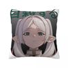 Frieren Bootleg Design Square Pillow Case Cushion Covers Fashion Zipper Decorative Pillowcase for Car