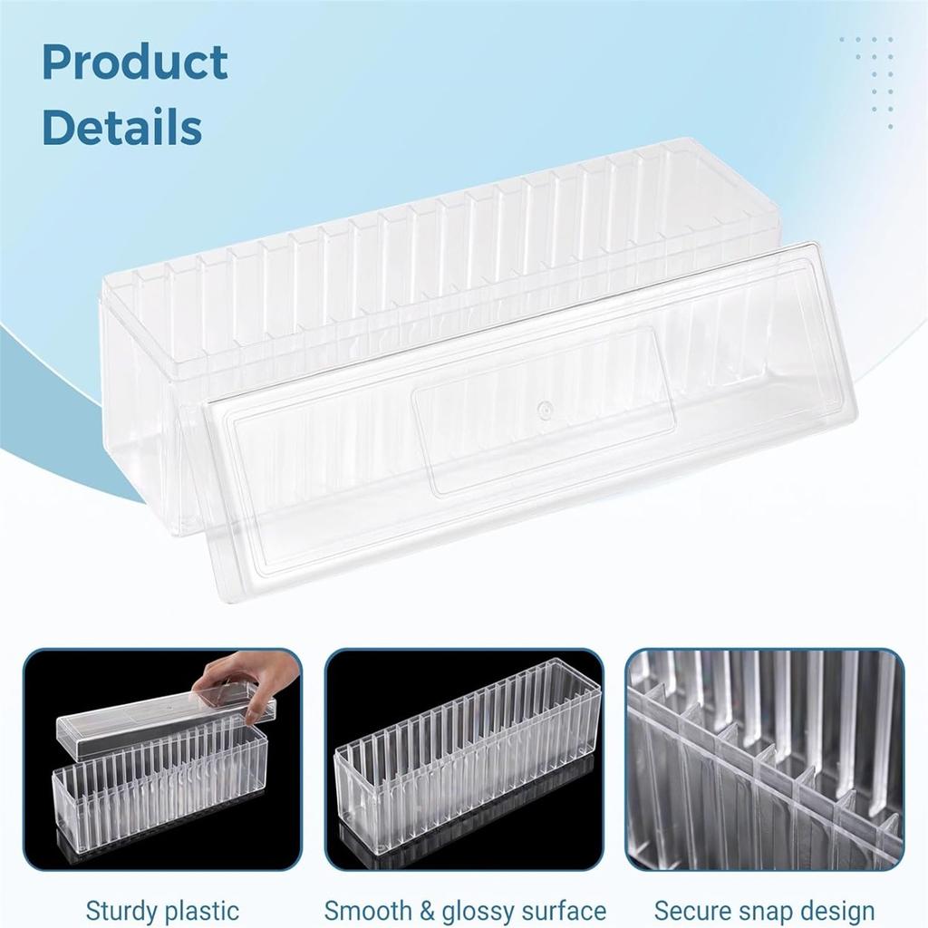 Пластиковый ящик для хранения монет, чехол для 20 держателей для монет, коробка для сбора монет, контейнер для монет для коллекционеров, домашние офисы, школьные банковские принадлежности