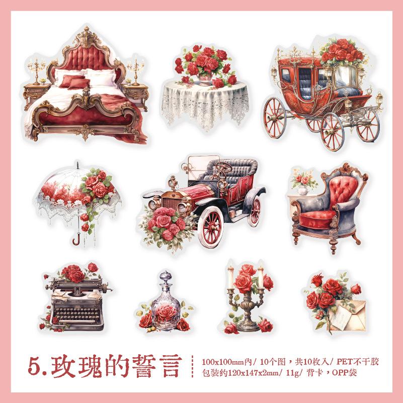 10 шт./Винтажные канцелярские наклейки, эстетические бумажные журналы, дневники, скрапбукинг, журналы, аксессуары, художественные принадлежности, наклейки