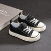 Soft-soled canvas shoes for children, white sneakers, new spring/autumn styles for girls and boys, casual shoes for kindergarten and indoor wear,