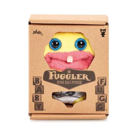 Fuggler Baby Fugg - S1 Желтый Улыбка Улыбка Плюшевая Игрушка-Маскот Оригинальный Товар
