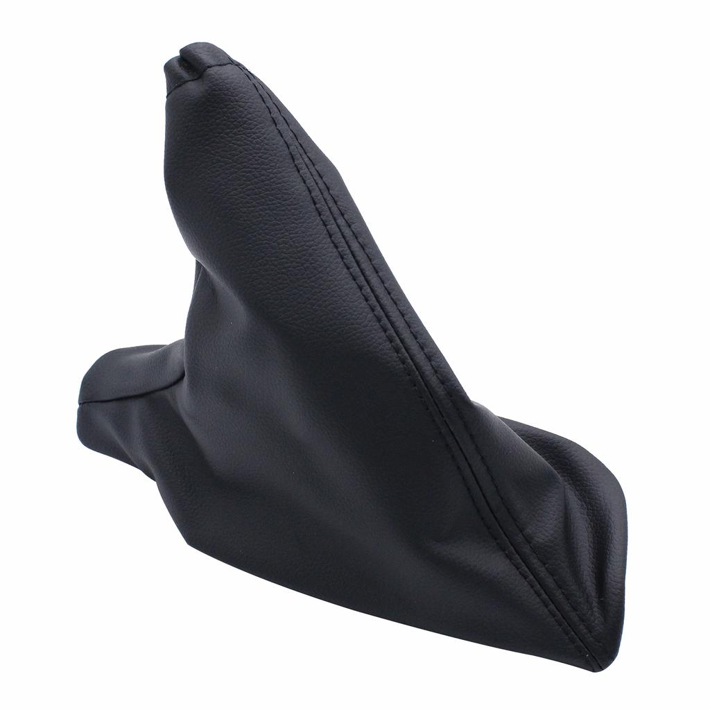 Automobile Handbrake Dust Cover, Black PU Lther Handbrake Cover with Thrd Stitches, X 2008 2018, Unique and Stylish Design, OE Manufacturer Number