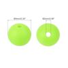 Uxcell набор из 50 предметов 9 мм силиконовые бусины круглые свободные резиновые бусины объемные фокусные бусины DIY брелок ручка браслет изготовление ювелирных изделий (флуоресцентный зеленый)