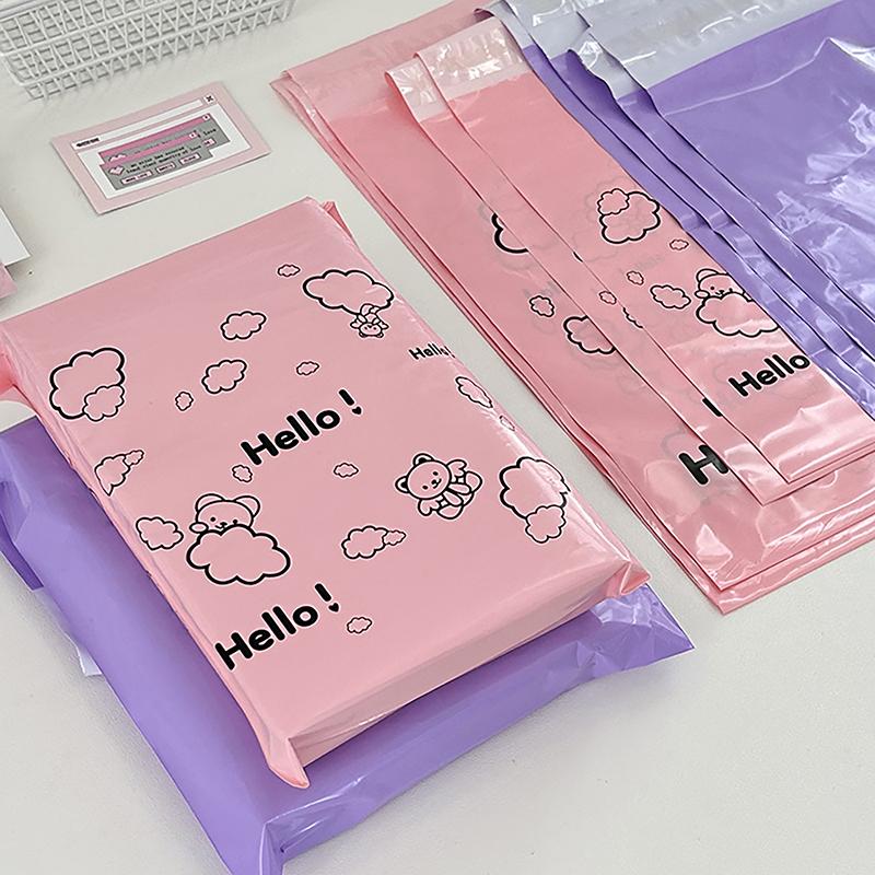 10 шт. курьерская сумка конверт упаковка сумка для доставки водонепроницаемый самоклеящийся пакет почтовые пакеты пластиковый транспортный мешок