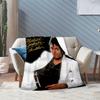 1PC Michael Jason blanket, all-season lightweight home office outdoor nap multifunctional blanket, Christmas gifts