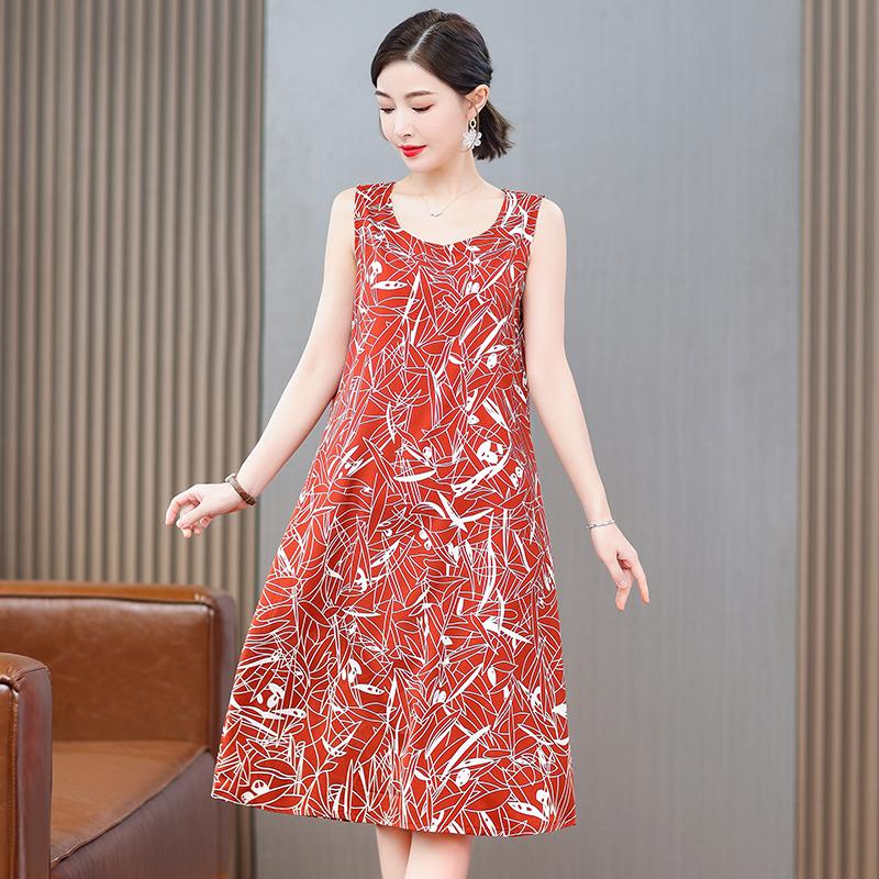 Элегантные платья без рукавов больших размеров для женщин, винтажное длинное летнее платье