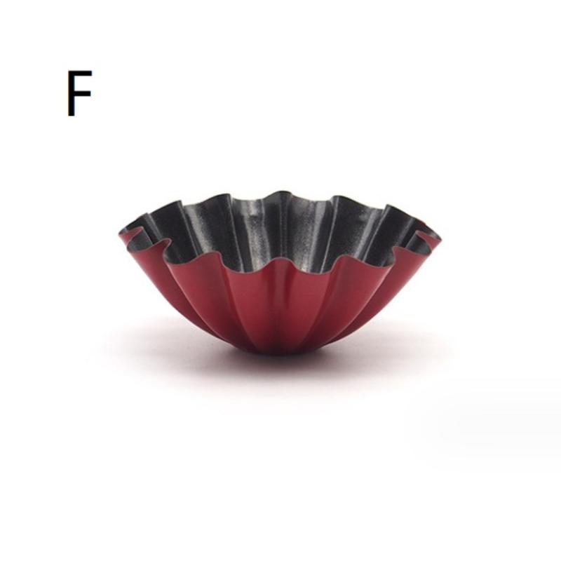 Mini Pie Mold 1 Pcs Carbon Steel Nonstick Egg Tart Baking Pan for Cupcake Muffin Pastry Kitchen