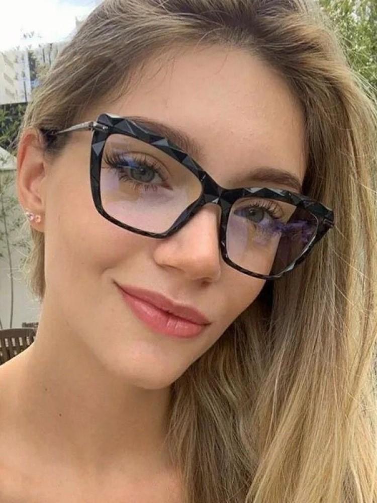 New Sexy Cat Eye Glasses Women Transparent Eyewear Brand Designer Vintage Clear Eyeglasses Optical Frame