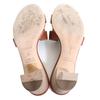Great HERMES Mule Oasis H logo leather sandals Brown leather Women 35 071002Z Used
