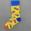 Женские носки унисекс из чесаного хлопка Happy Socks Вишня Клубника