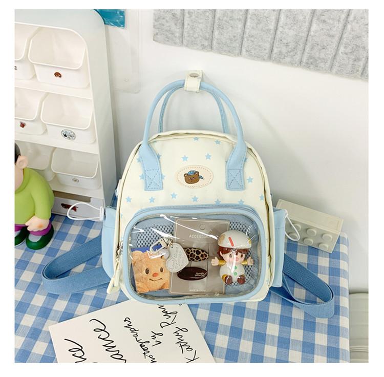 Spring and Summer Niche Bucket Bag, Cute Backpack, New Cute Student Portable Large Capacity