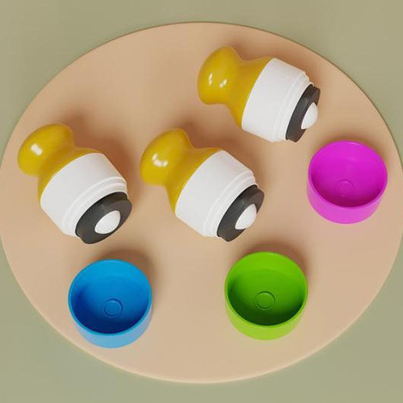 Солнцезащитный ролик-аппликатор в форме животного медведя, многоразовые сшитые флаконы для лосьона-крема, солнцезащитный аппликатор для лосьона