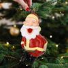 Santa Butt Ornament Funny Resin Santa Claus Christmas Ornament Naughty Christmas Tree Hanging Decoration for Holiday Tree Home Decor