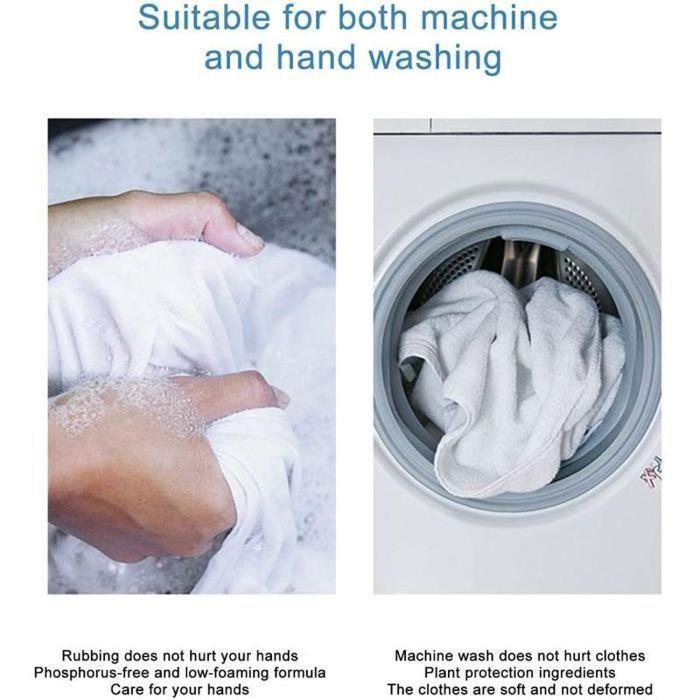 Lessive Feuilles 90 Pièces Feuilles De Détergent À Lessive Lingettes Détachantes Nano-concentrées Nettoyer Les Vêtements Lave A322