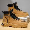 Autumn men's shoes new high-top Martin boots men's retro thick-soled wear-resistant tooling shoes casual outdoor short boots