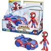 Figurine Et Véhicule - Marvel - Spiderman - Spidey - Web-Crawler - Rouge
