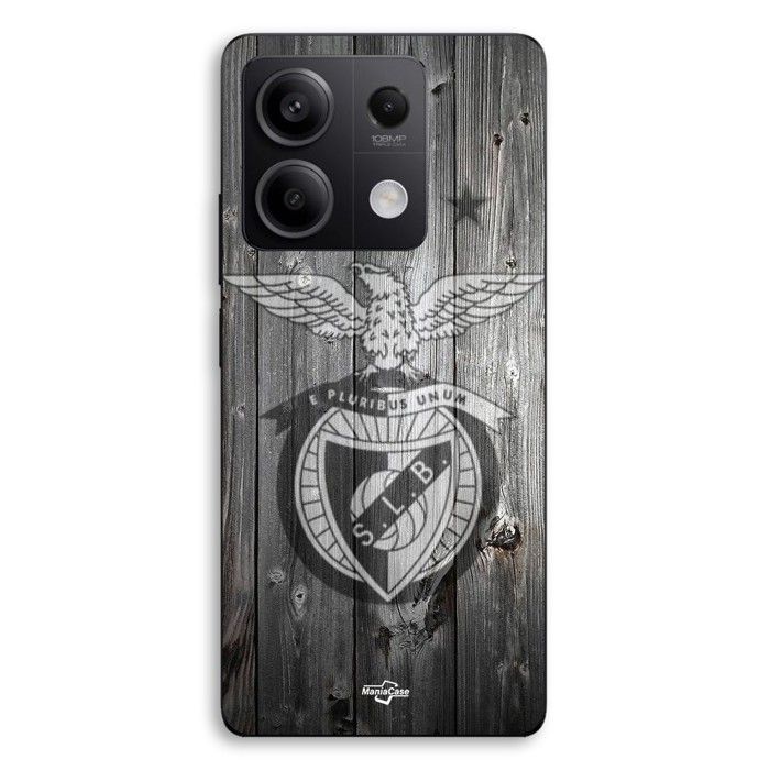 Coque de téléphone - MANIACASE - Xiaomi Redmi Note 13 5G - Silicone TPU - Motif Benfica - Gris