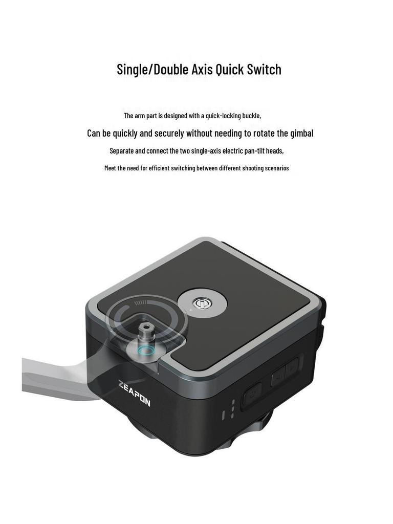 ZEAPON Micro2Plus Профессиональный слайдер для фотосъемки, Одно/Двухосевой, Фиксированная точка.
