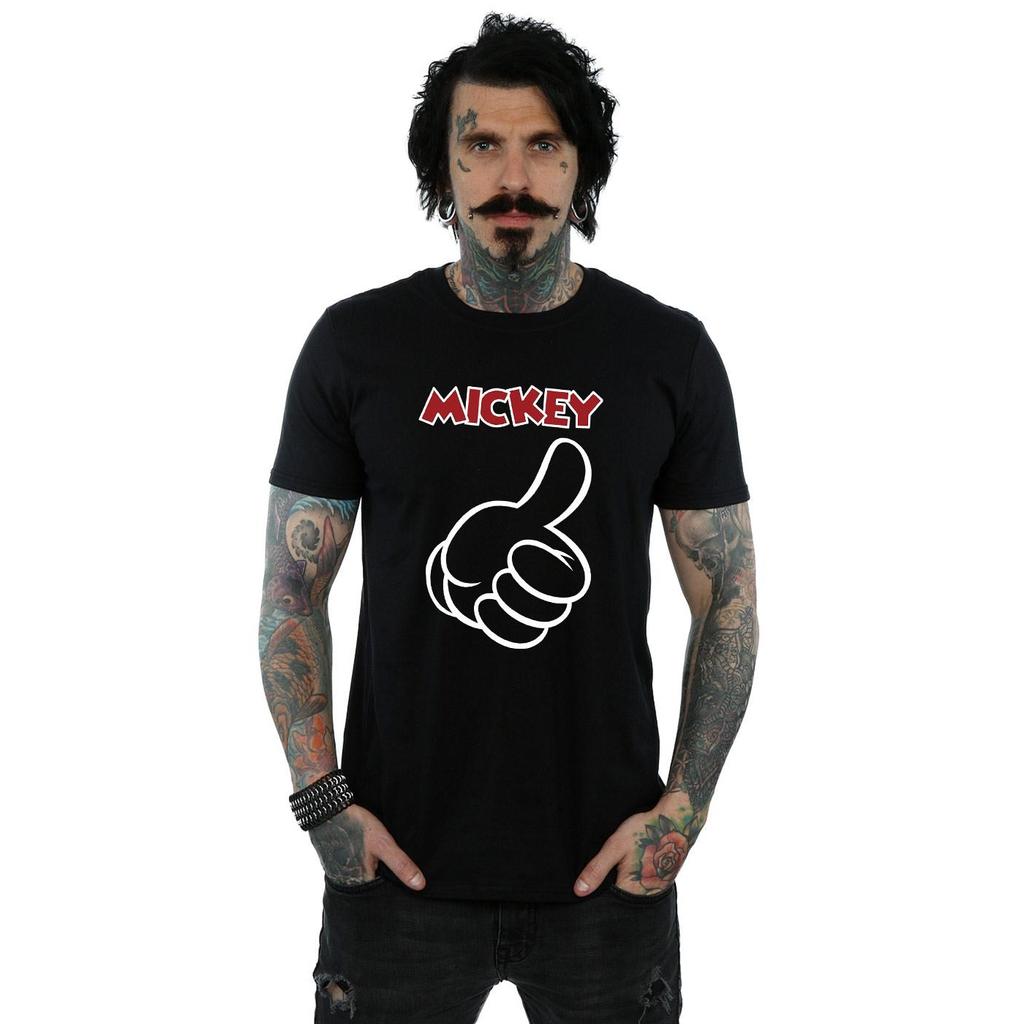 Disney Mens Mickey Mouse Thumbs Up T-Shirt