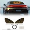 Универсальный автомобильный светодиодный динамический свет для глаз Plug and Play свет для заднего стекла с USB-разъемом анимированный свет для глаз атмосферный свет автоаксессуары 2 шт.
