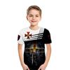 Children's Short Sleeved Casual Kids T Shirt Boys 3D Printed Children's Tops Child T-shirt Knight