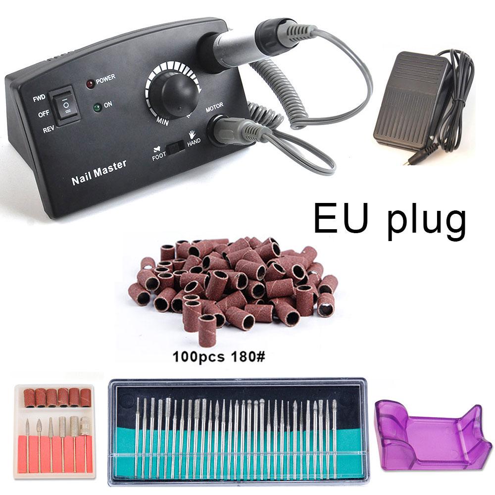 30 шт., 30000 об/мин, электрическое оборудование для маникюра, сверла для ногтей, фрезы, шлифовальный аппарат