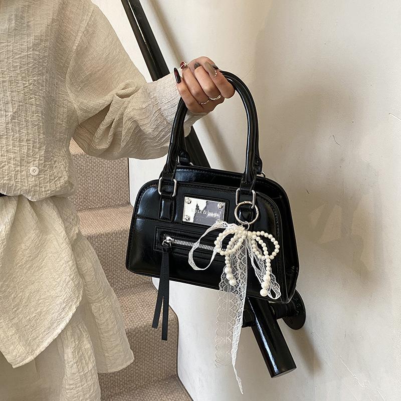 Портативная трендовая сумка-тоут Женская 2025 Весна Новая Простая Повседневная Сумка через Плечо Премиальная Универсальная Трендовая Женская Сумка