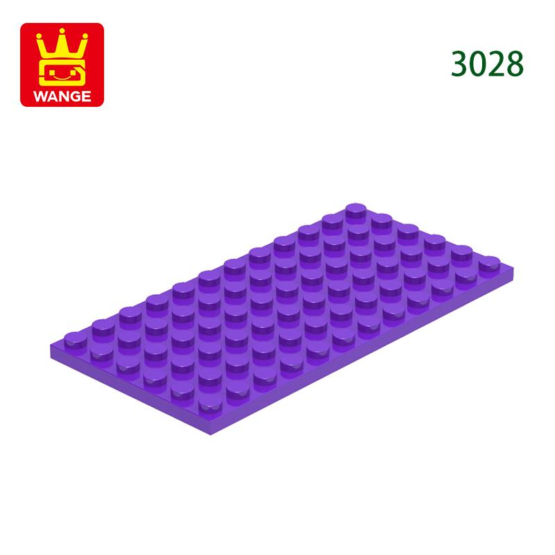 Нетоксичные 10 шт. 3028 Пластина6 X12 Строительные блоки Moc Цветные Аксессуары Совместимые с Кирпичом DIY Запасные Части Игрушка Подарок