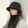 Korean New Autumn and Winter Hat for Women In Winter Plush Warm Bucket Hat Big Head Circumference Showing The Face Small Fisherman's Hat Thick