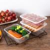 Disposable Transparent Rectangular Plastic Food Containers