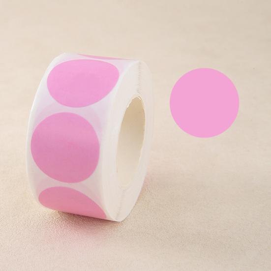 500 шт. 1" цветные наклейки с точками круглые цветные этикетки водонепроницаемые наклейки с точками в горошек для офиса, класса для студентов