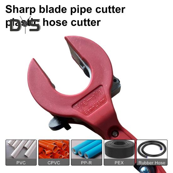 Труборез с храповым механизмом и острым прочным лезвием, сверхпрочный, быстрорежущий инструмент для резки медных труб одной рукой