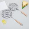 7/12/16 Holes Egg Tart Mold Long Handle Walnut Cookie Maker Mini Muffins Baking Mold  Home Bakery