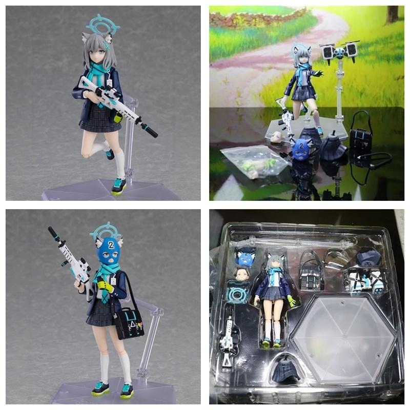 Blue Archive Фигурка Figma 567 Сунаоками Сироко KO Артикулированные Фигурки Девушка Каваи Трендовые Игрушки Настольное Украшение Сюрприз Подарок для Мальчика