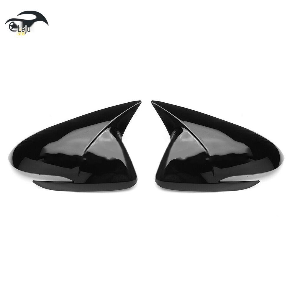2016-2019 Hyundai Elantra Gloss Black Rearview Mirror Horn Cover