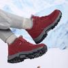 Хлопковая обувь теплая и износостойкая повседневная уличная новая обувь для снега короткие ботинки обувь для альпинизма утолщенная водонепроницаемая