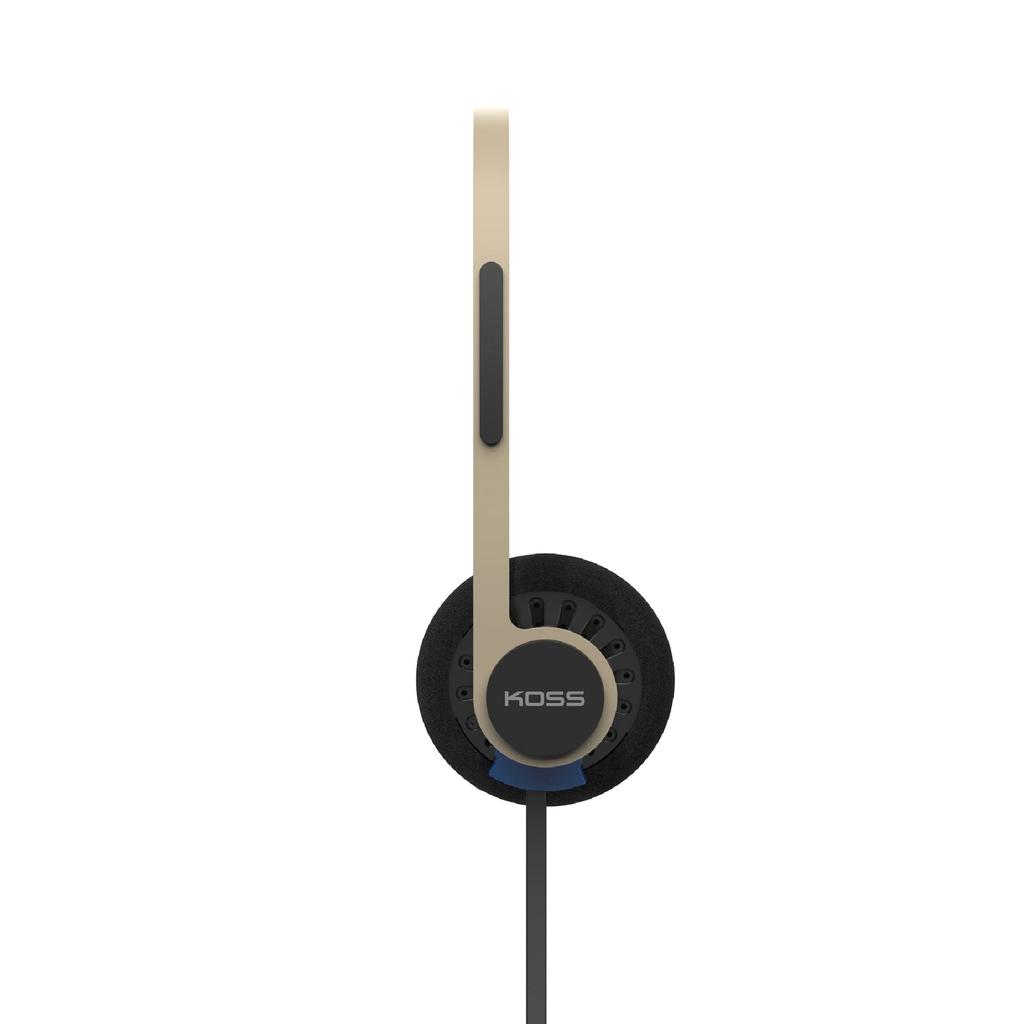 KOSS KPH40 Utility Headphones Detachable Cord System Ultra Light Design S On-Ear (Rhythm Beige)