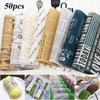 50PCS Kitchen Food Grade Baking Bread Oil-paper Wrappers Grease-proof Wax Paper